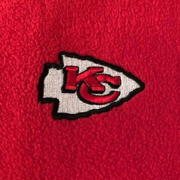 Iron Knights Athletics Fleece Red Full Zipper Jacket Pockets Logo Size M - Picture 6 of 9